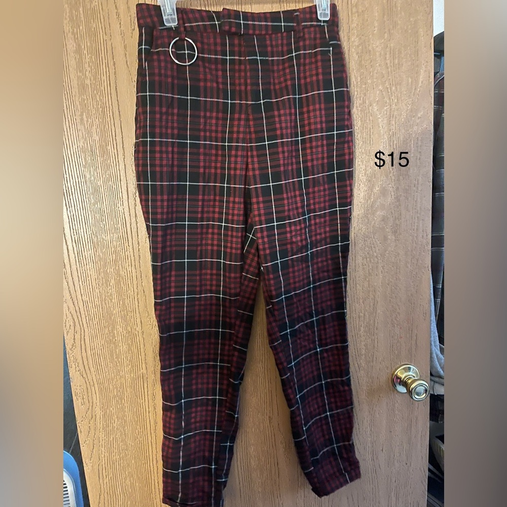 Plaid trousers